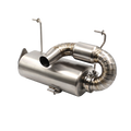 Bikeman Performance Titanium Center Exit Slip-On Exhaust - Polaris Pro R- 17-334-T