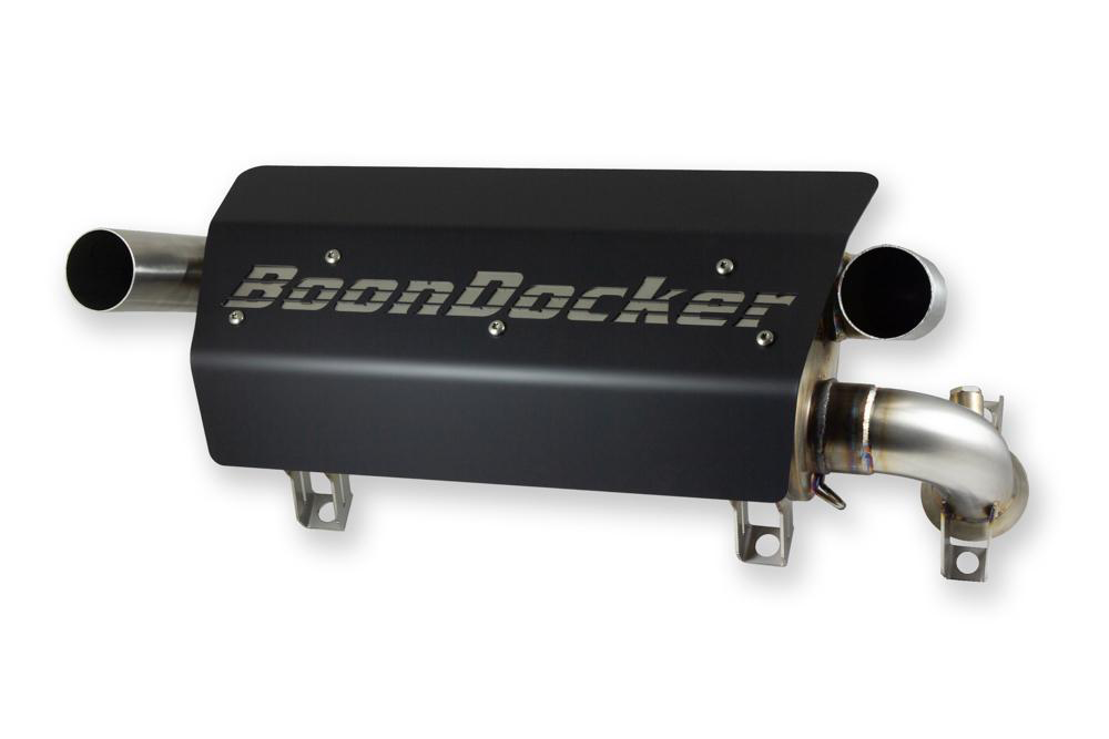 Boondocker Double-Down Replacement Muffler - 2014 Polaris RZR XP 1000