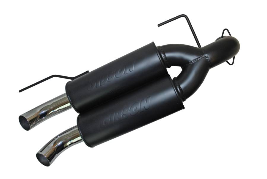 Gibson 2011-2014 Polaris RZR XP900 Exhaust System - Dual Black Ceramic-98014