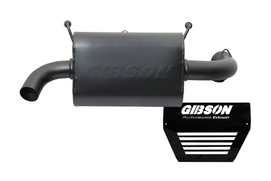 Gibson 2018-2023 Polaris RZR XP Turbo Exhaust System - Single Black Ceramic-98028