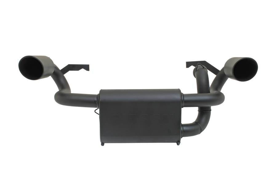 Gibson 2015 Polaris RZR 900S Exhaust - Dual Black Ceramic-98024