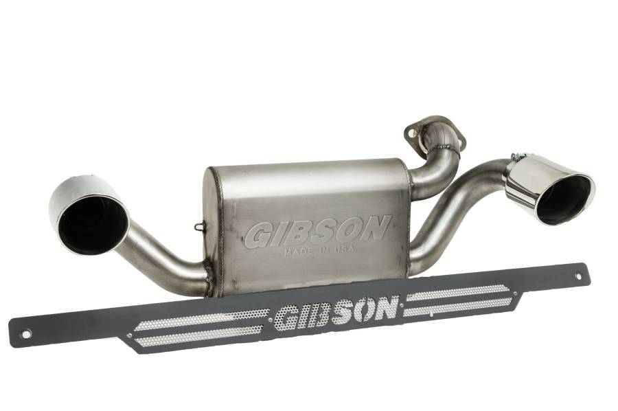 Gibson 2018-2019 Polaris General 1000 EPS Exhaust System - Dual Stainless-98045