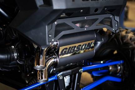 Gibson Polaris RZR Pro XP (2020-2026) & Turbo R (2022-2024) Exhaust - Dual Black with Stainless Tips-98051 - product view 3