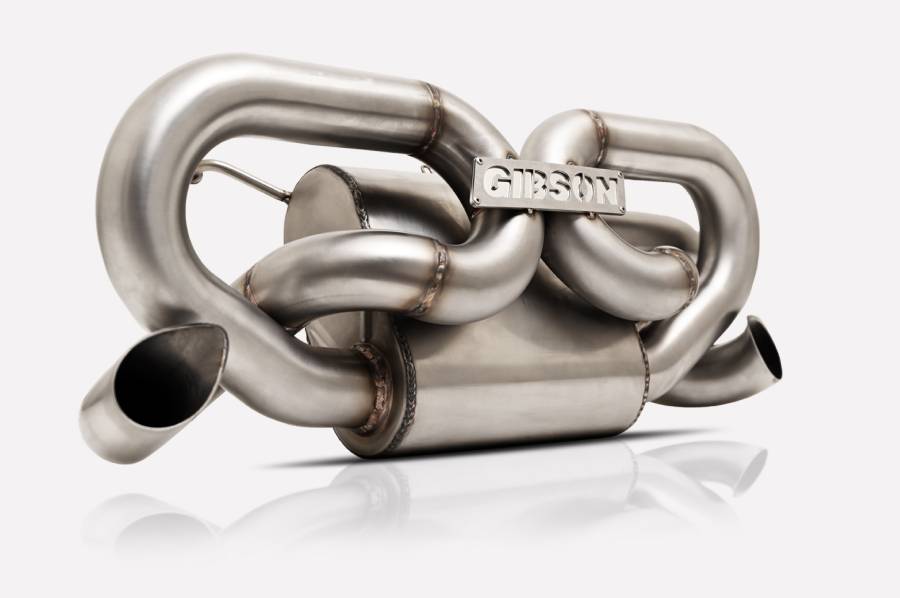 Gibson 2016-2021 Polaris RZR Turbo Exhaust System - 304 Stainless Steel-98052