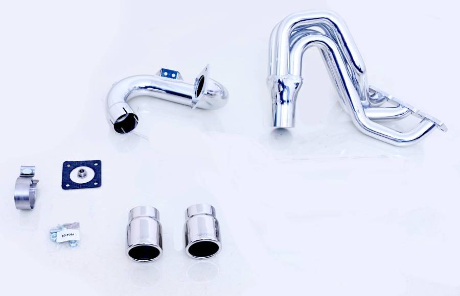 Gibson 2026 Kawasaki Teryx H2 4-Seat Exhaust Header - Chrome Ceramic-99013