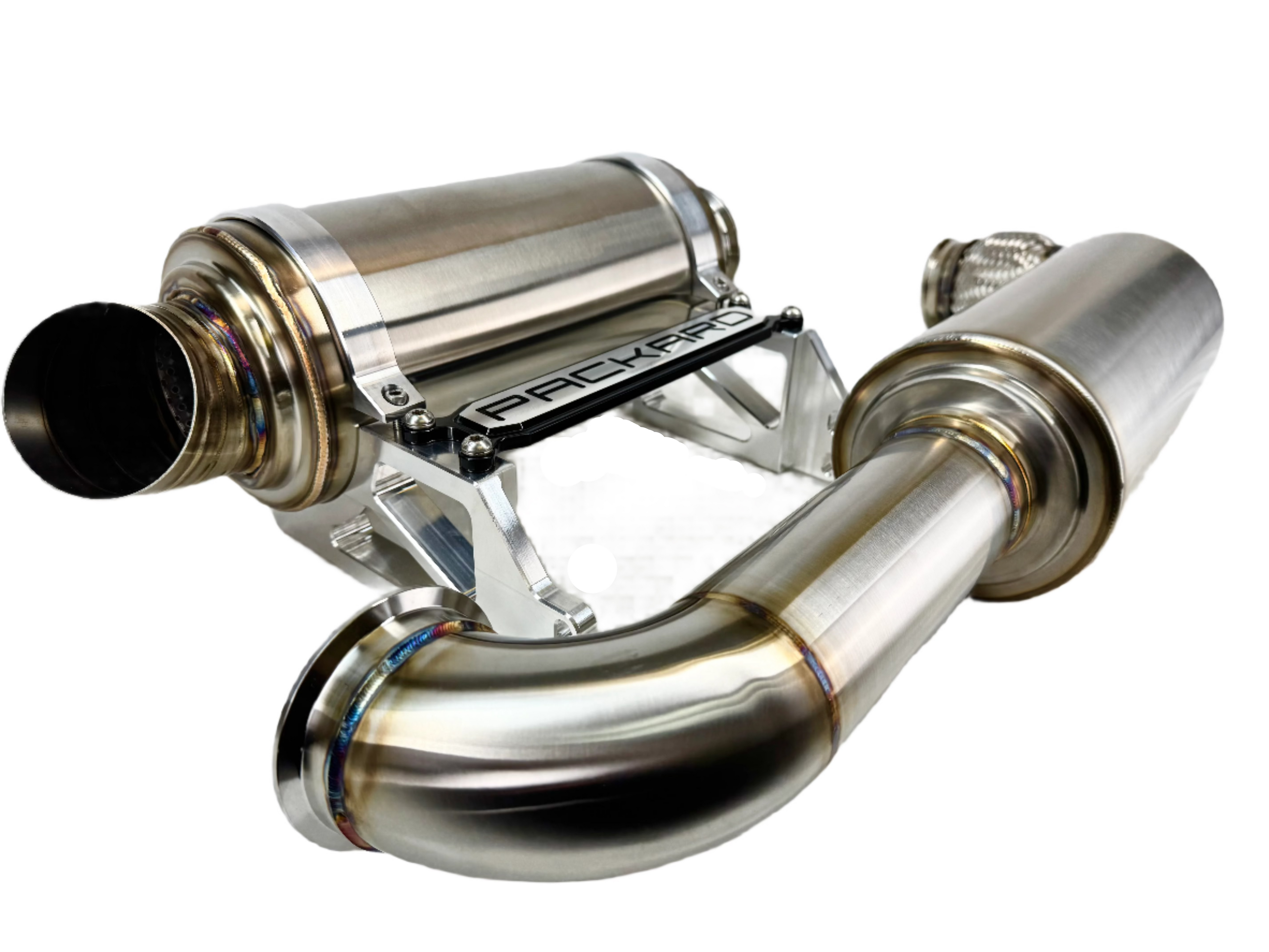 Packard Performance 3" Turbo Back Exhaust (Dual Muffler) for Can-Am X3 - product view 3