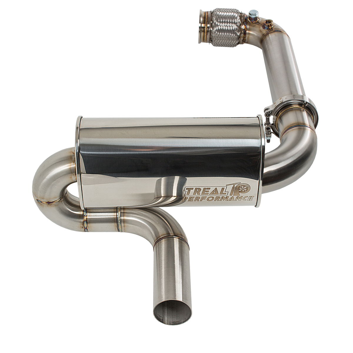 Treal Performance 2017-2026 Can-Am Maverick X3 Quiet Trail Exhaust System - product view 4