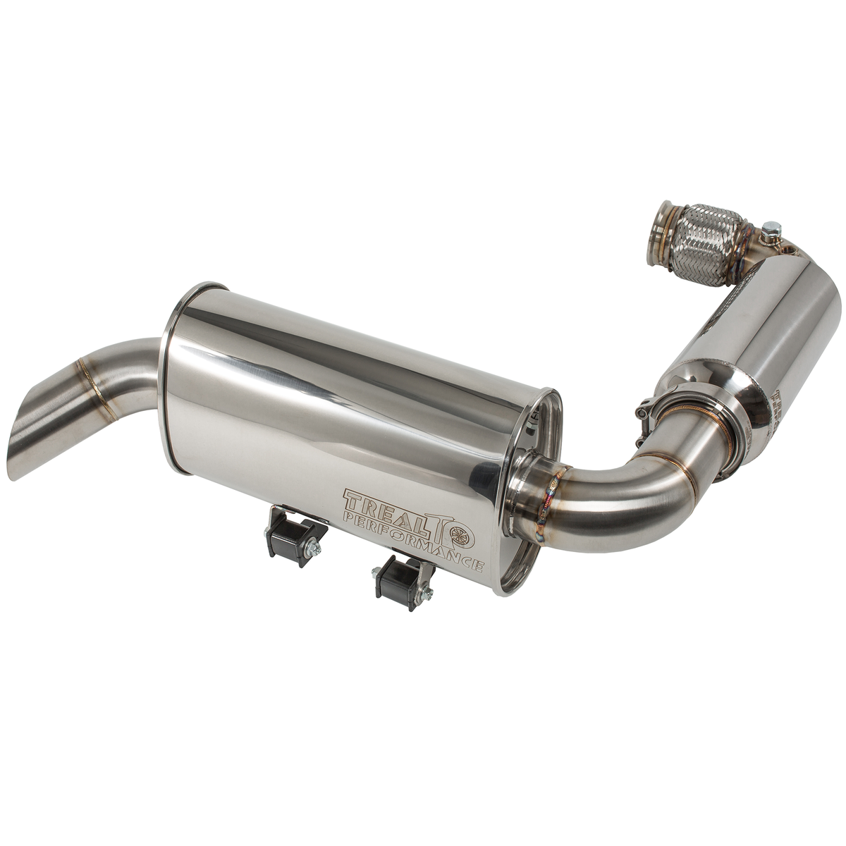 Treal Performance 2017-2025 Can-Am Maverick X3 Trail Side Exit Exhaust System - product view 2