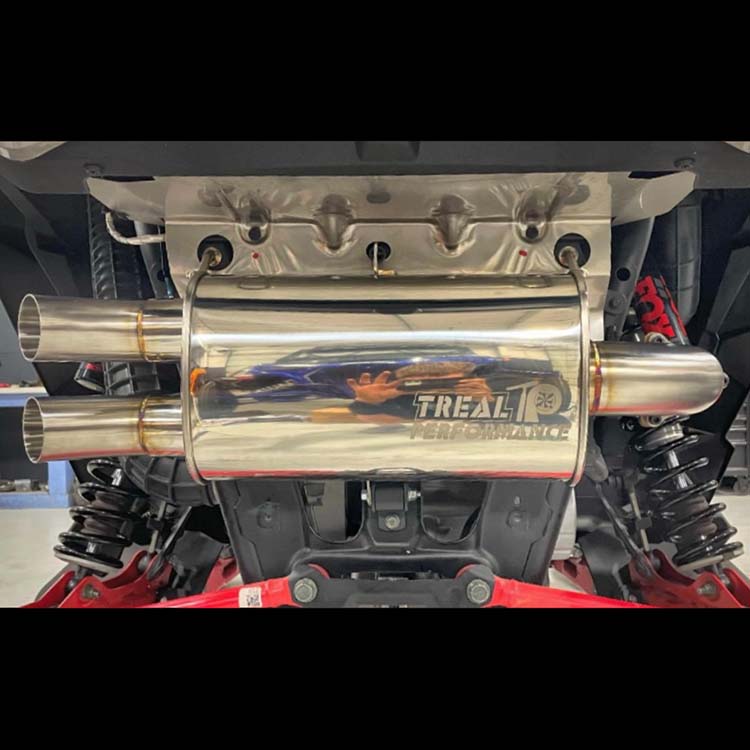 Treal Performance 2016-2021 Polaris RZR XP Turbo / Turbo S "Slip On" Exhaust System - product view 2