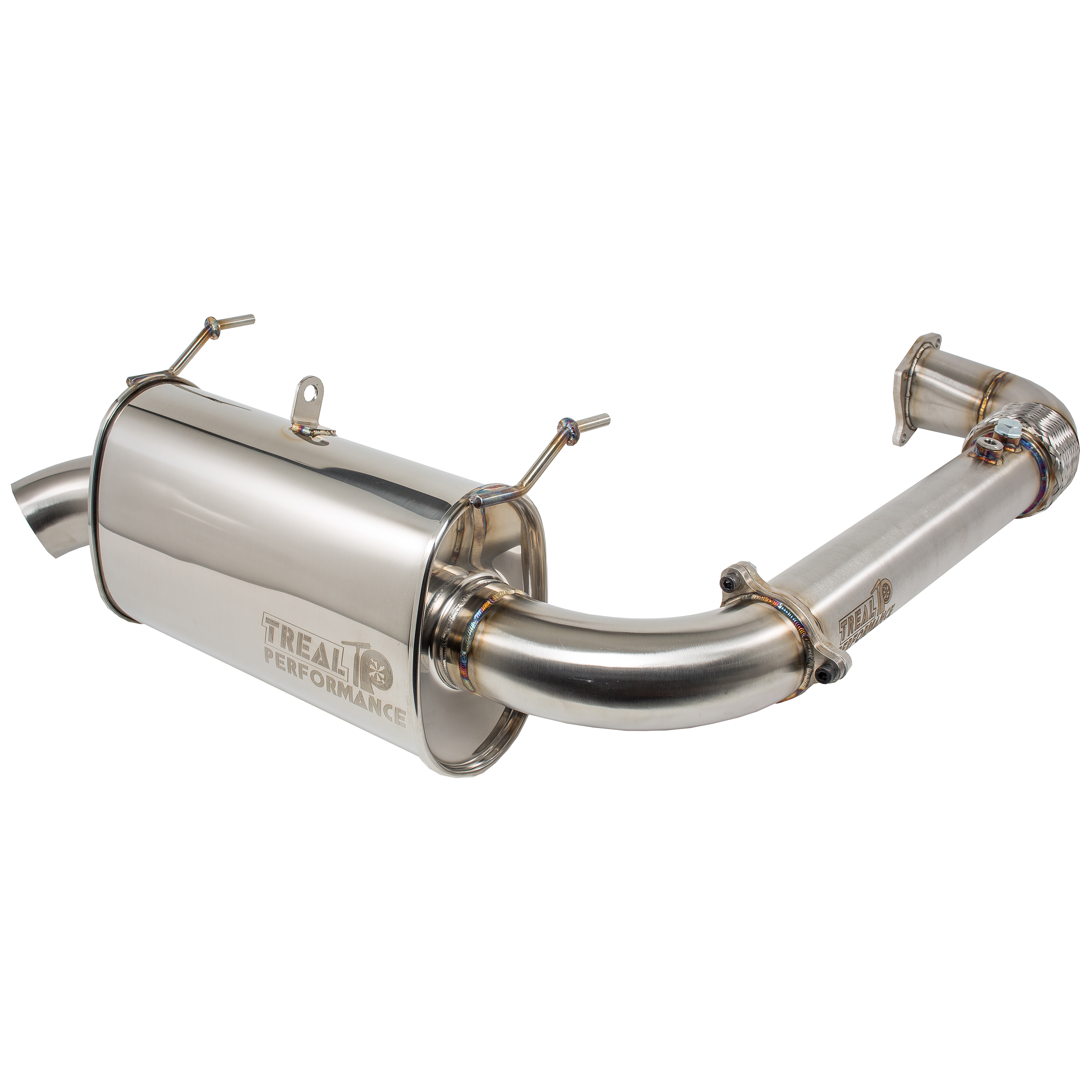 Treal Performance 2016-2021 Polaris RZR XP Turbo / S Turbo Back Exhaust System - product view 2