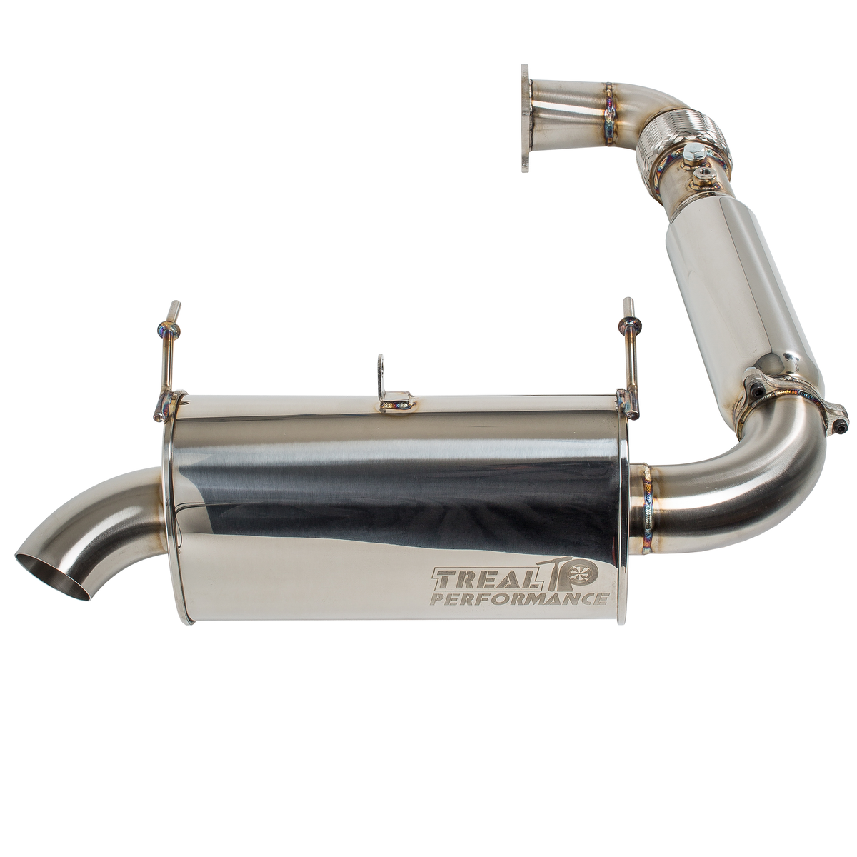 Treal Performance 2016-2021 Polaris RZR XP Turbo / S Turbo Back Exhaust System - product view 3