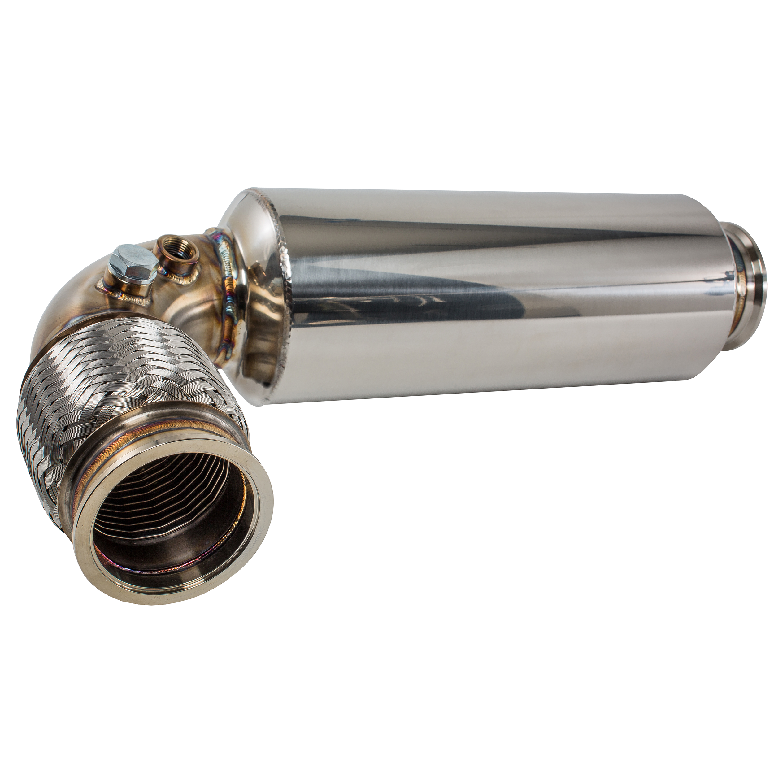 Treal Performance 2017-2025 X3 Front Exhaust Section - product view 3