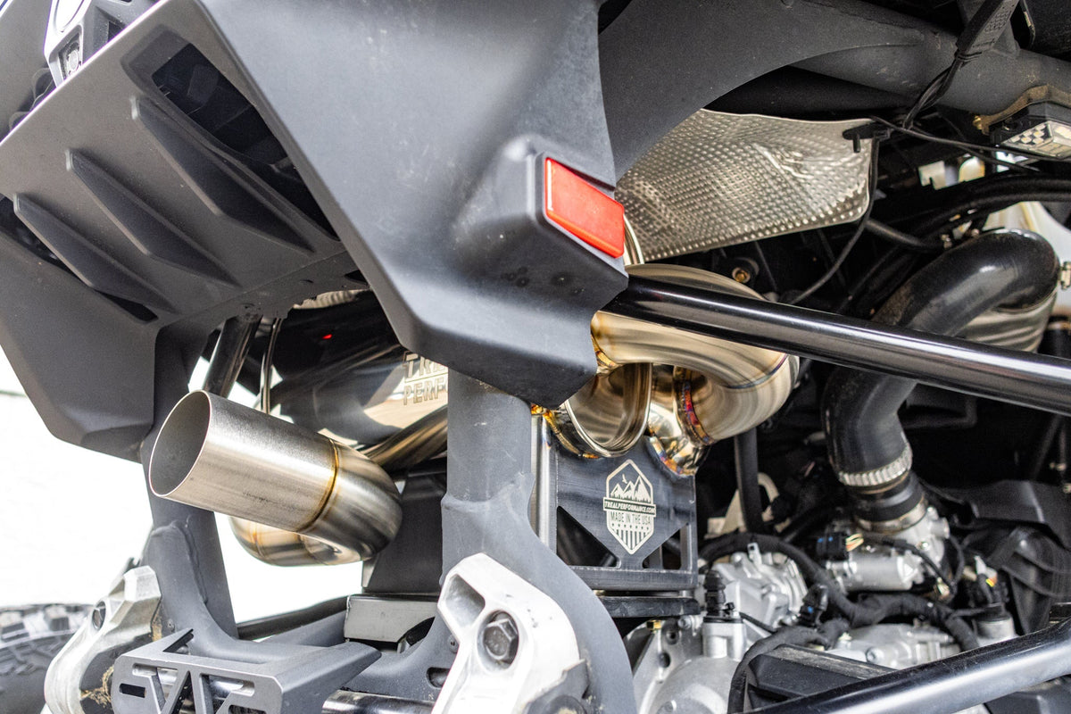 Treal Performance 2024-2025 Can-Am Maverick R "The Patriot" Exhaust System - product view 12