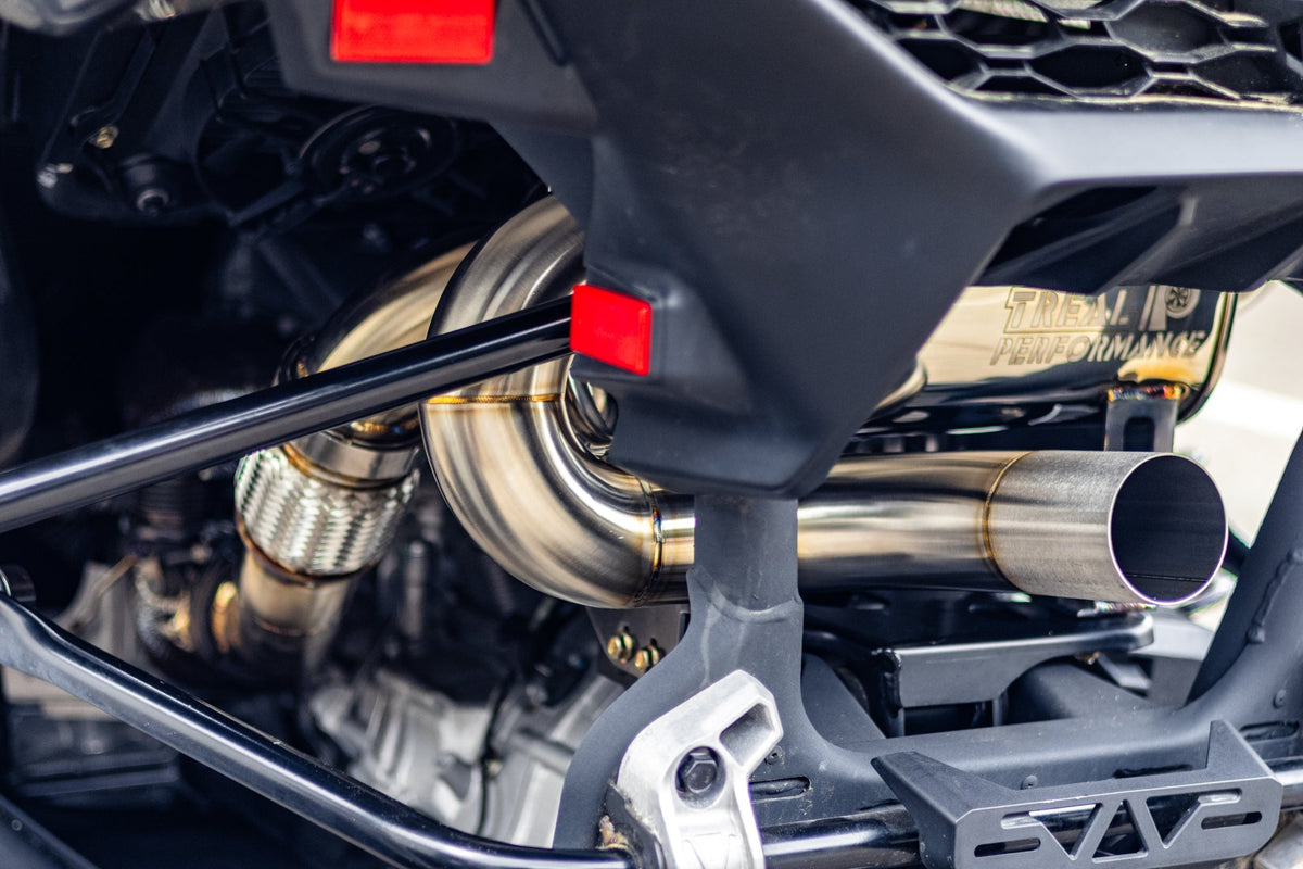 Treal Performance 2024-2025 Can-Am Maverick R "The Patriot" Exhaust System - product view 16