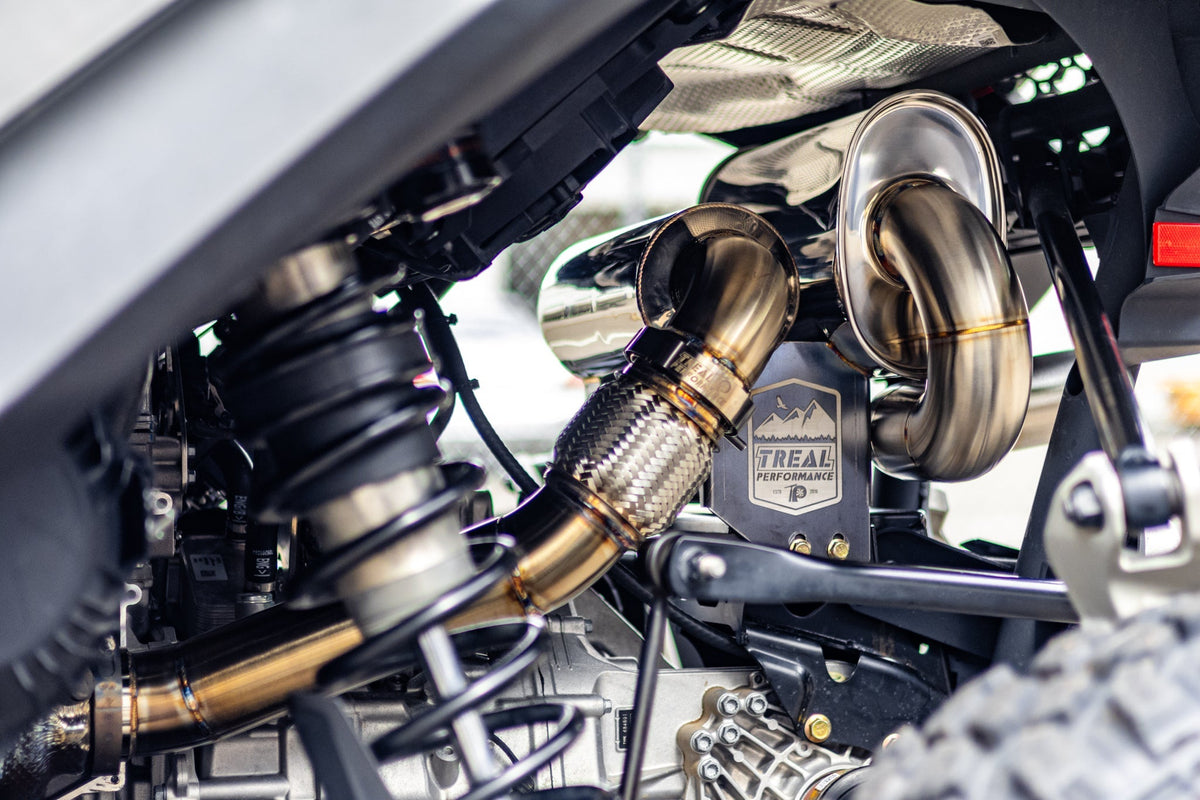 Treal Performance 2024-2025 Can-Am Maverick R "The Patriot" Exhaust System - product view 17
