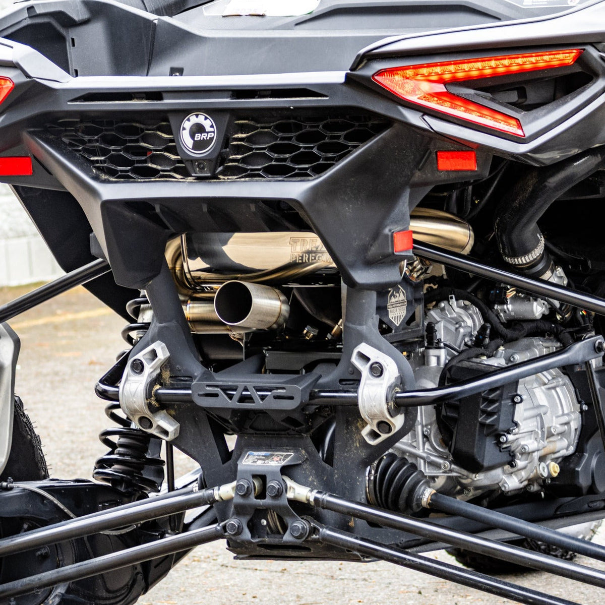 Treal Performance 2024-2025 Can-Am Maverick R "The Patriot" Exhaust System - product view 2