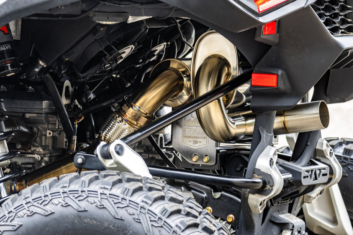 Treal Performance 2024-2025 Can-Am Maverick R "The Patriot" Exhaust System - product view 4