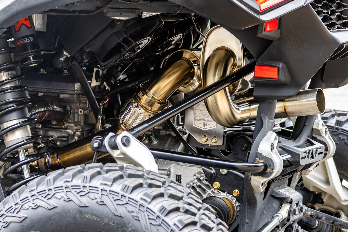 Treal Performance 2024-2025 Can-Am Maverick R "The Patriot" Exhaust System - product view 7