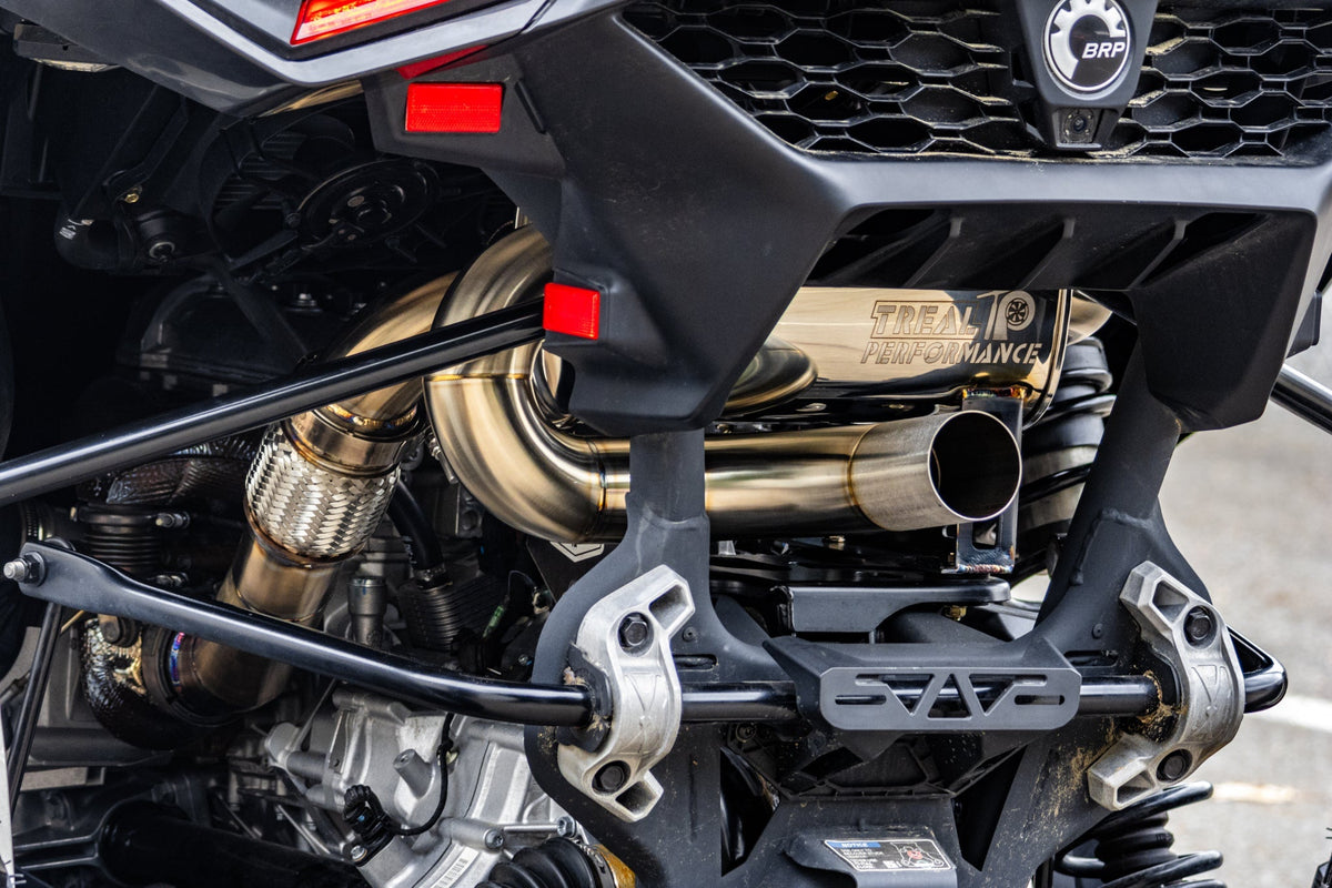 Treal Performance 2024-2025 Can-Am Maverick R "The Patriot" Exhaust System - product view 8