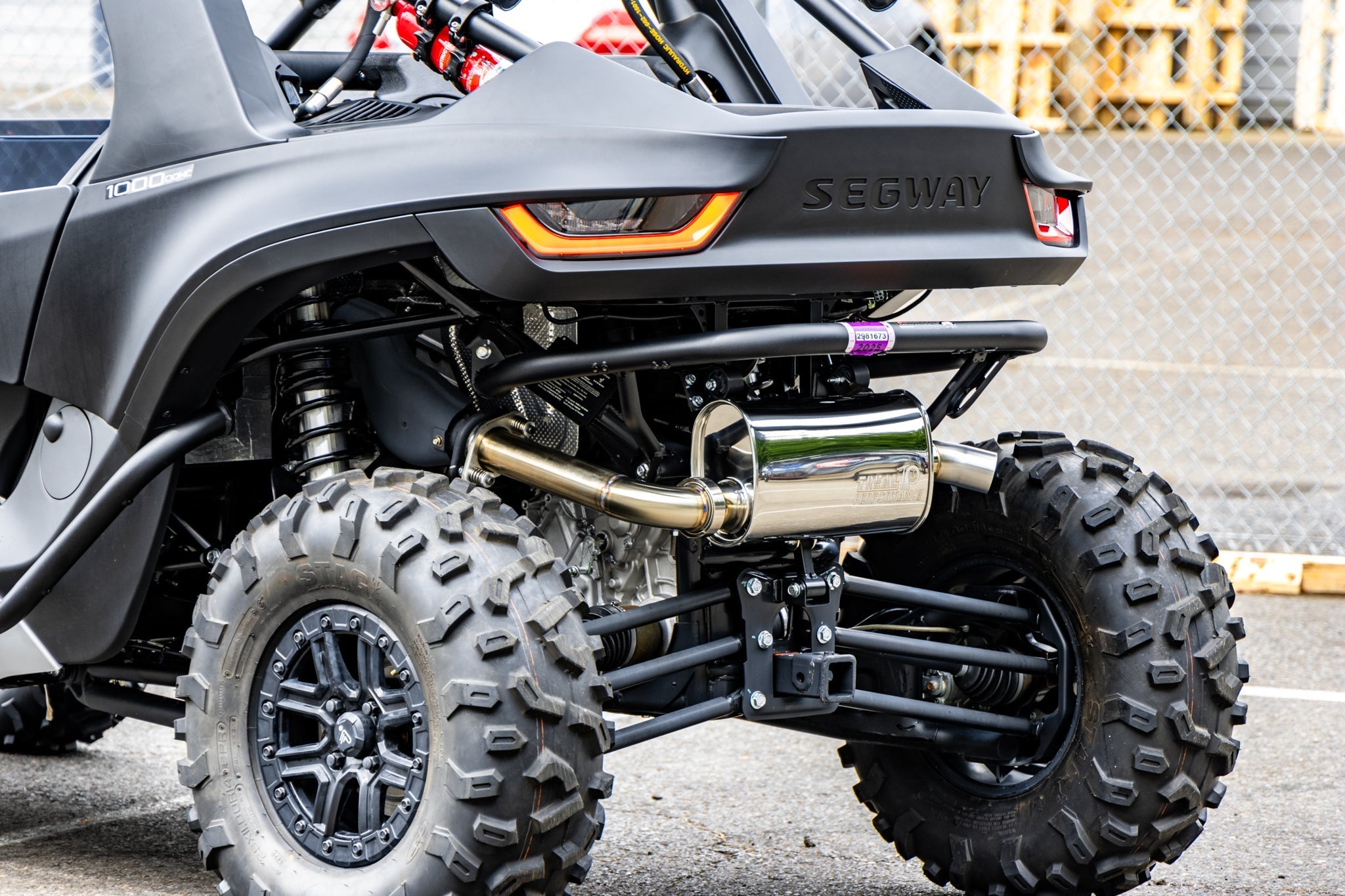 Treal Performance 2023-2024 Segway Villain SX10 "Vader" Exhaust - product view 5