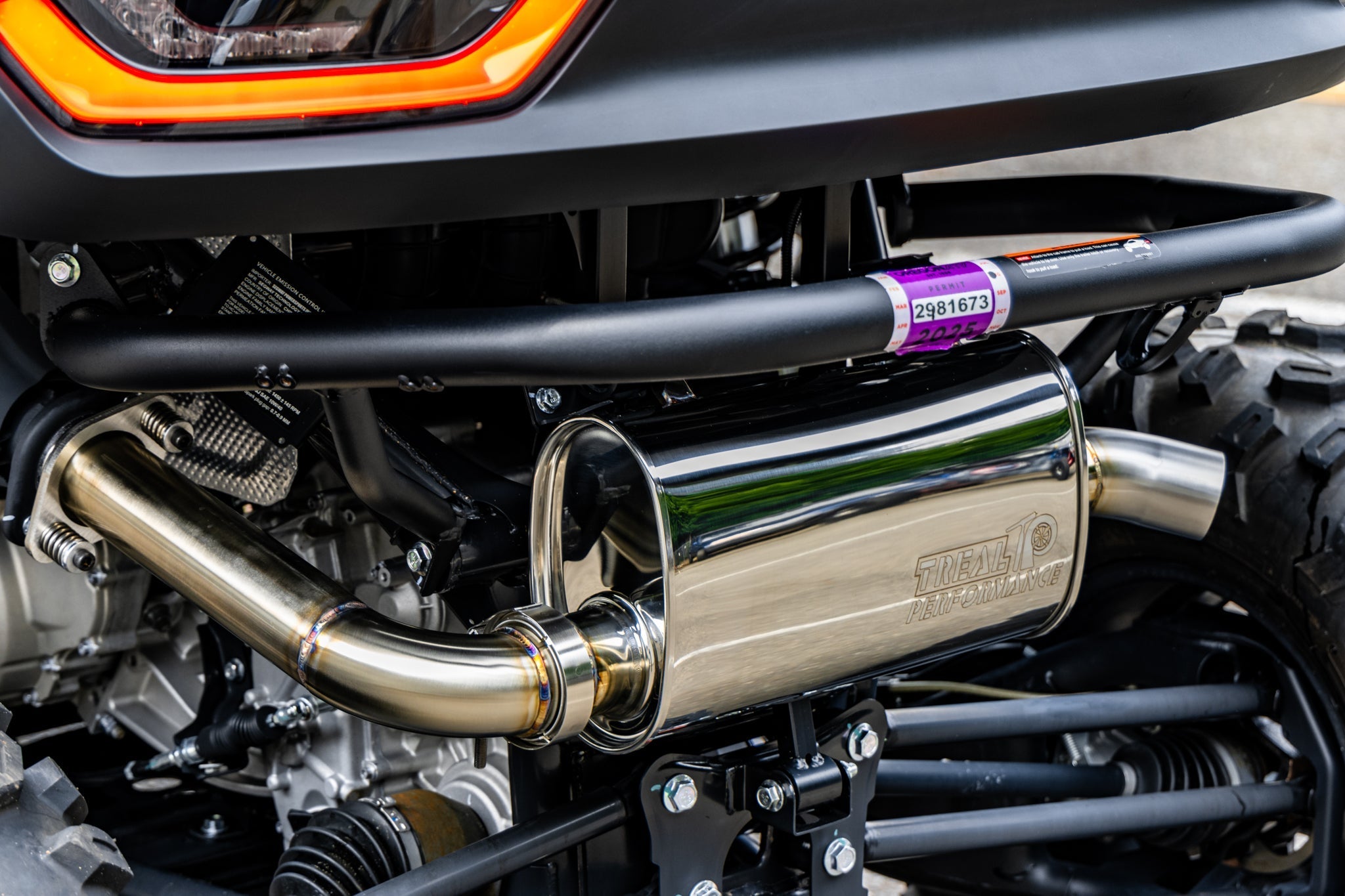 Treal Performance 2023-2024 Segway Villain SX10 "Vader" Exhaust - product view 9