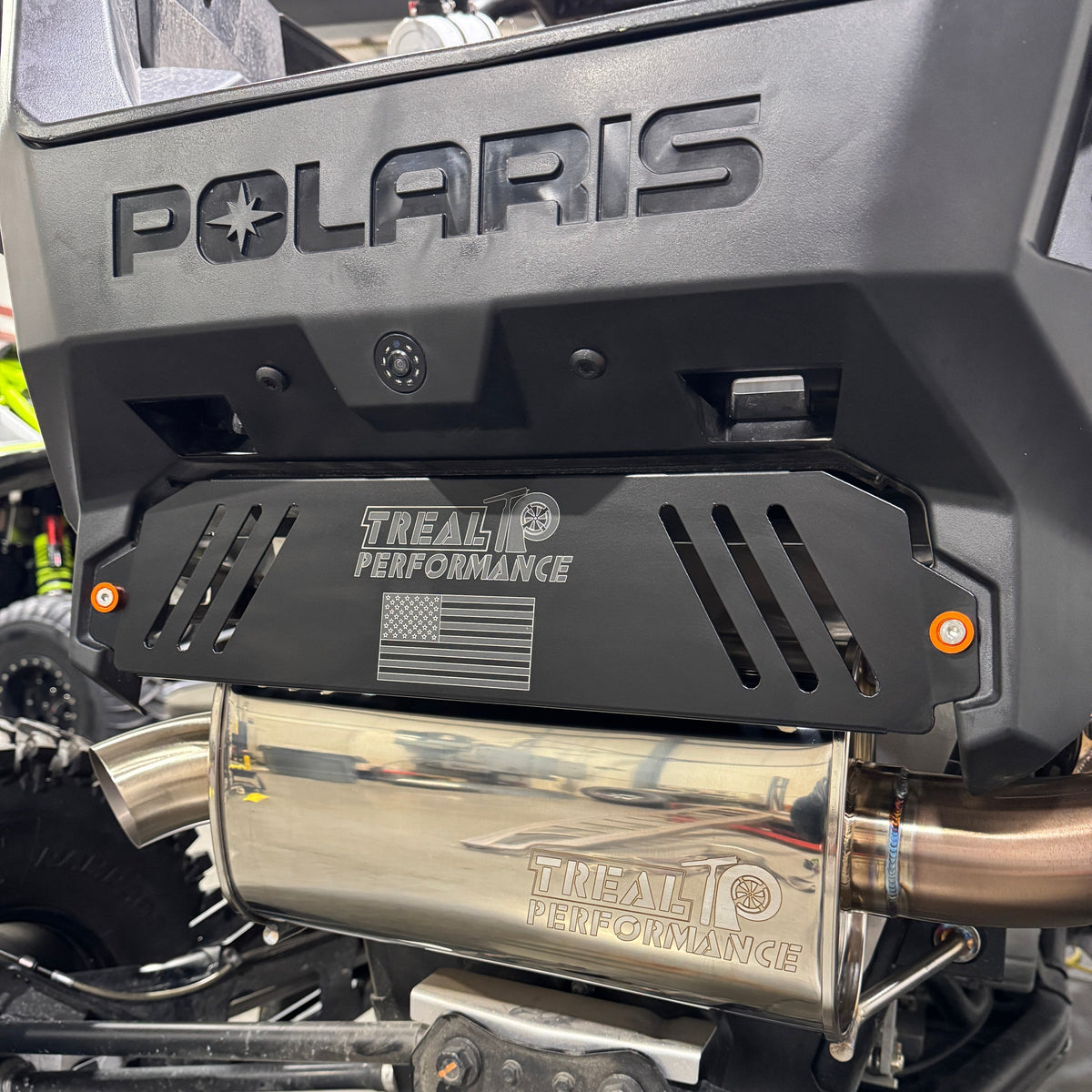 Treal Performance Exhaust Cover - Polaris Pro XP / Turbo R / Pro S