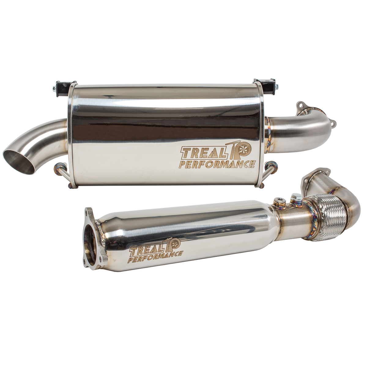 Treal Performance 2025-2026 Polaris RZR Pro S Turbo Back Exhaust System - product view 4