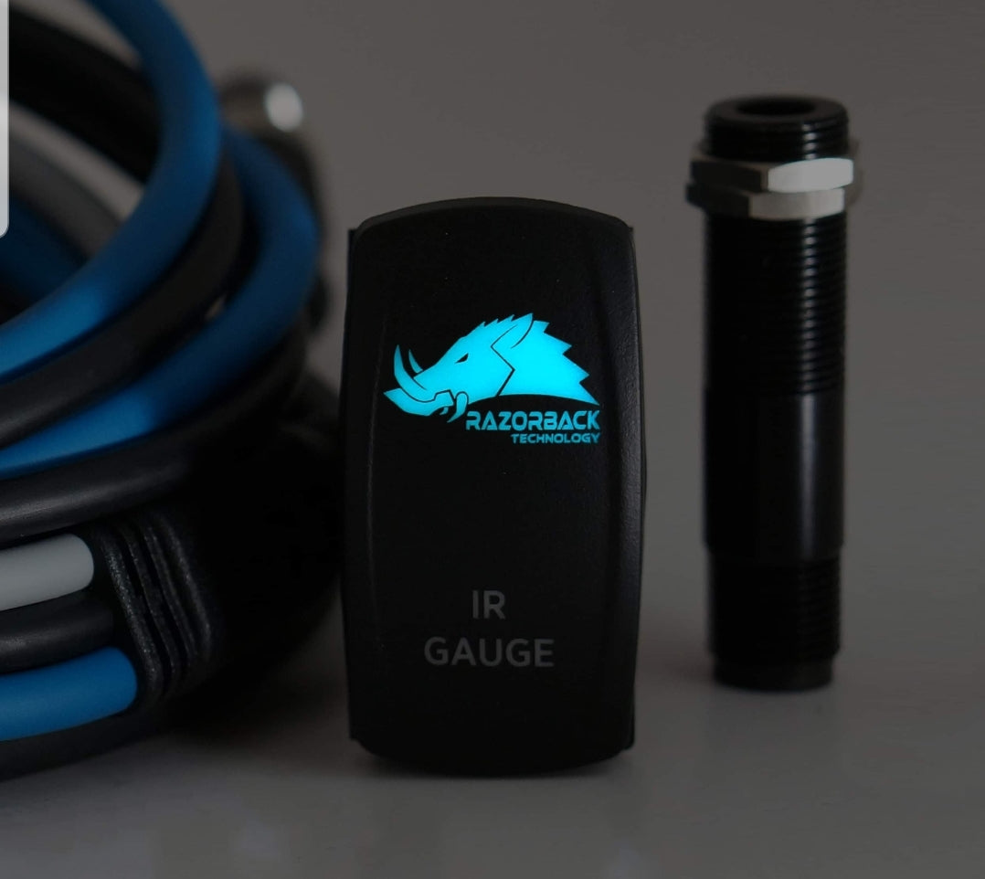 Razorback Blue LED Rocker Switch