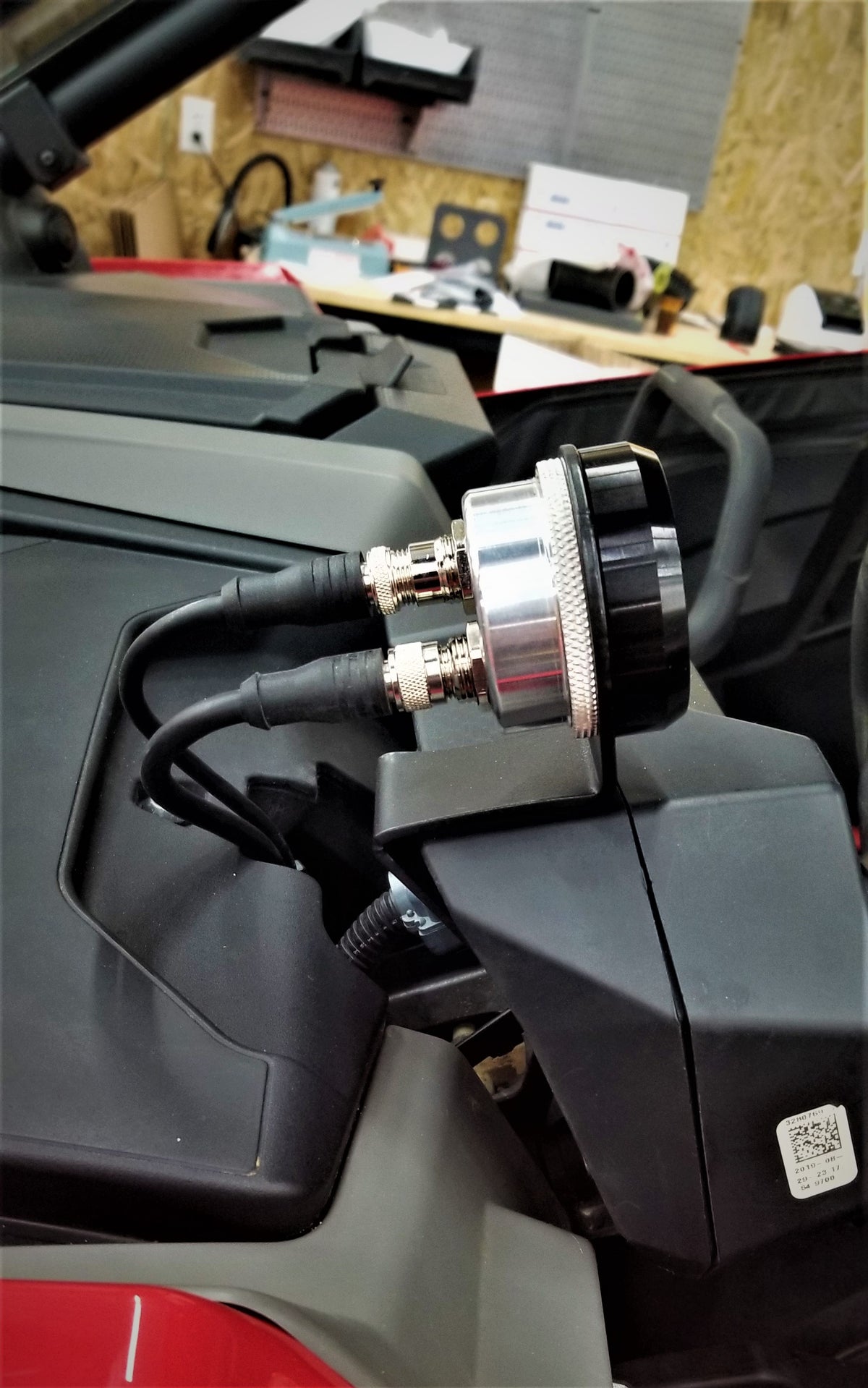 Razorback Polaris RZR Pro XP / Pro R / Turbo R Gauge Cluster Mount - product view 4