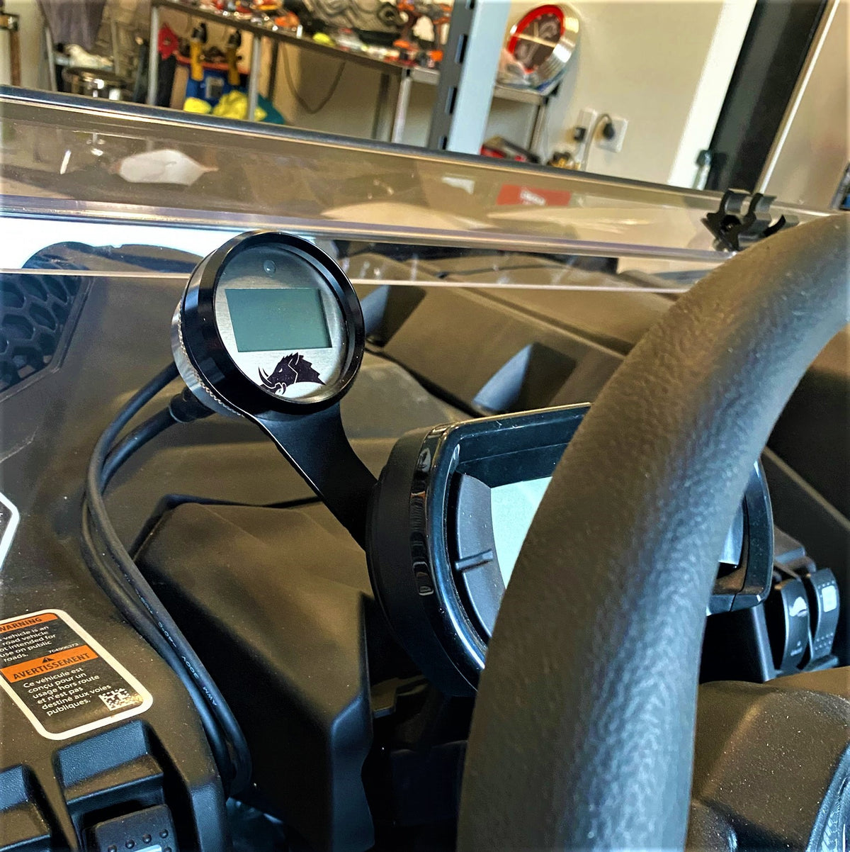 Razorback Can-Am X3 Base Model Gauge Cluster Mount - product view 2