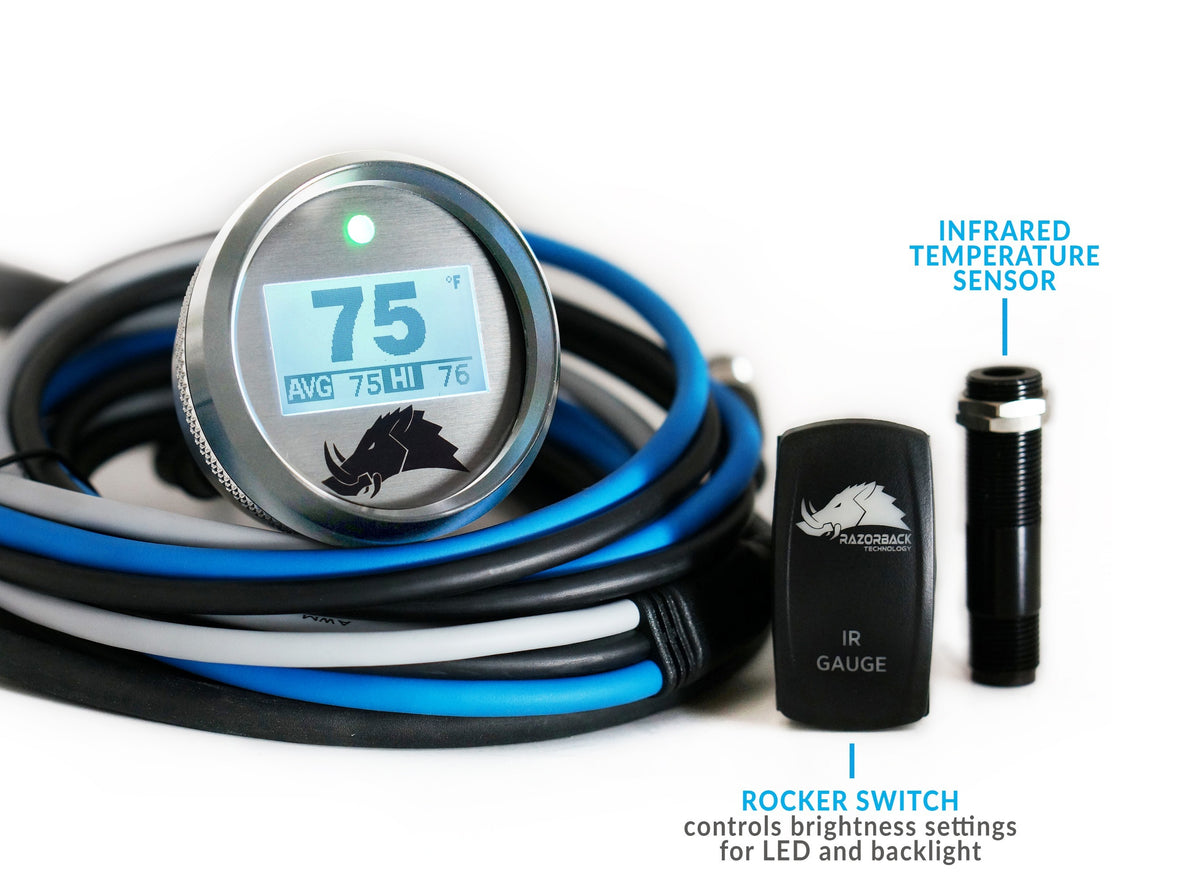 Razorback 3.2 Dimmable Infrared Belt Temperature Gauge - product view 2