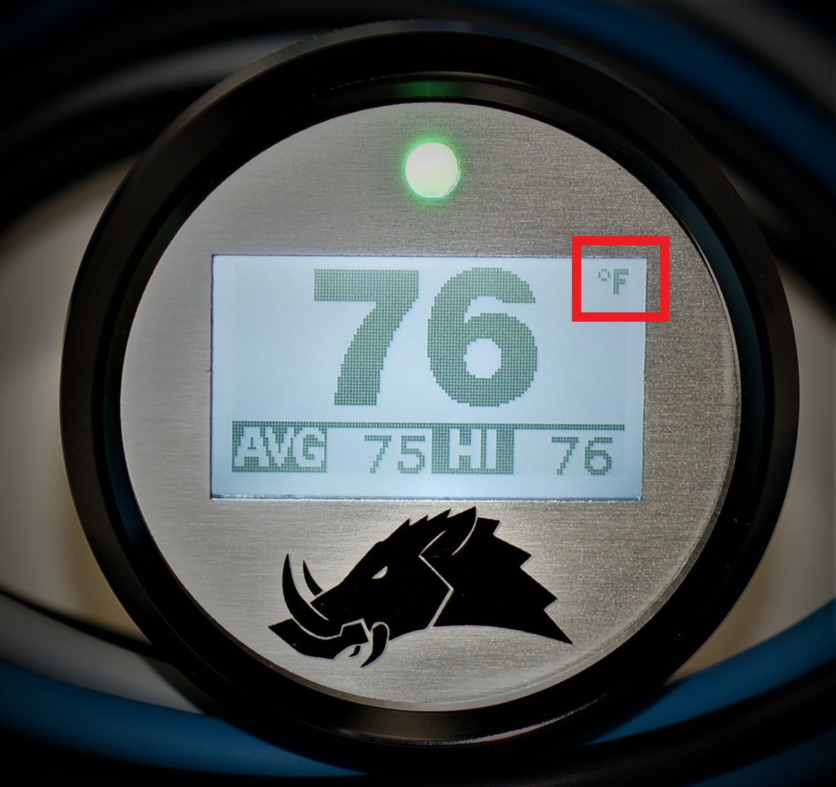 Razorback Pro Infrared Belt Temperature Sensor - product view 2