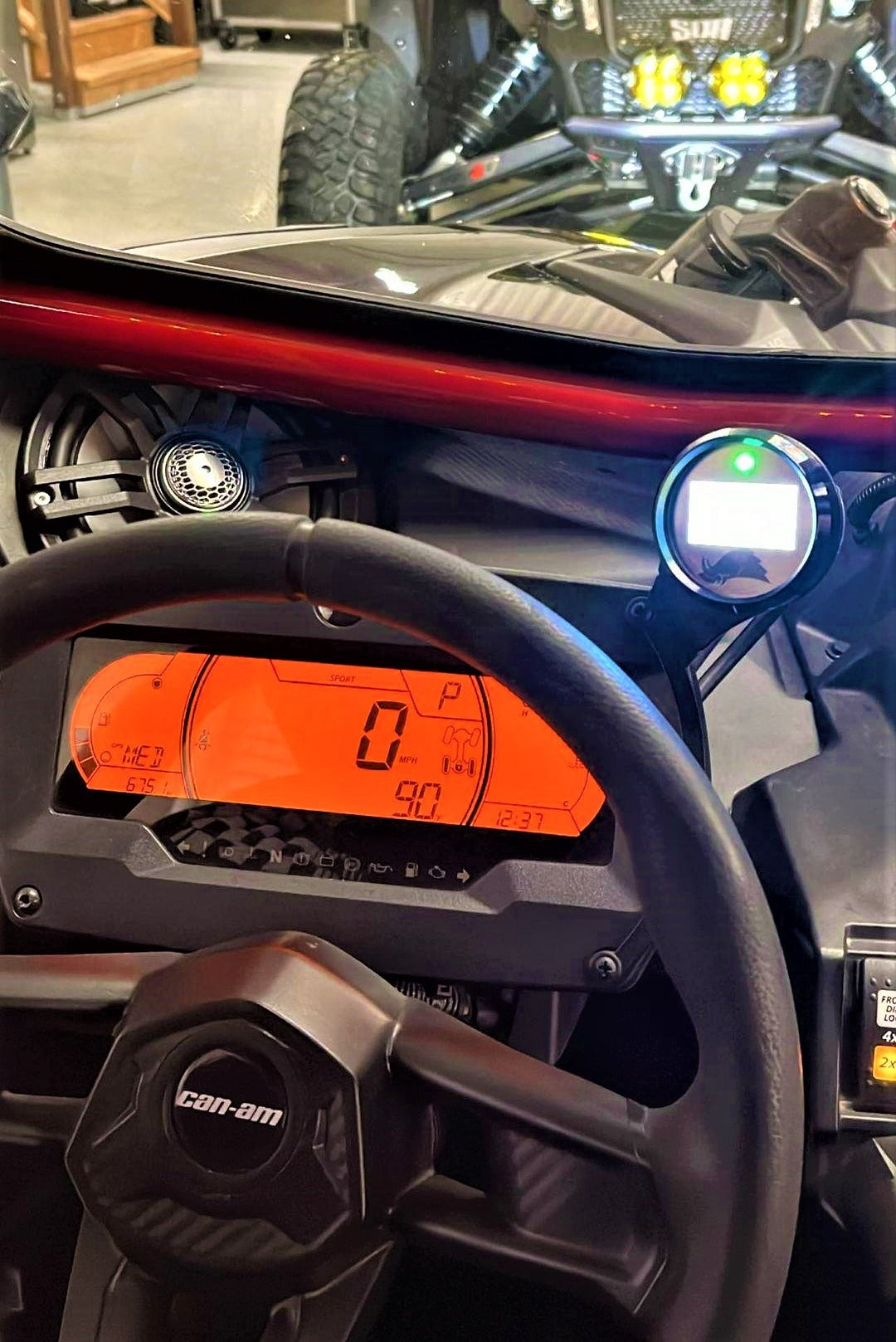 Razorback Can-Am X3 X-Series Gauge Cluster Mount - product view 3