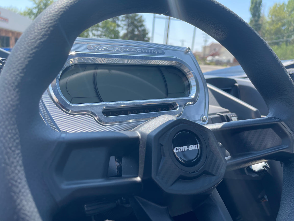 Viper Machine 2021 Can-Am Maverick X3 Billet Gauge Bezel - product view 2