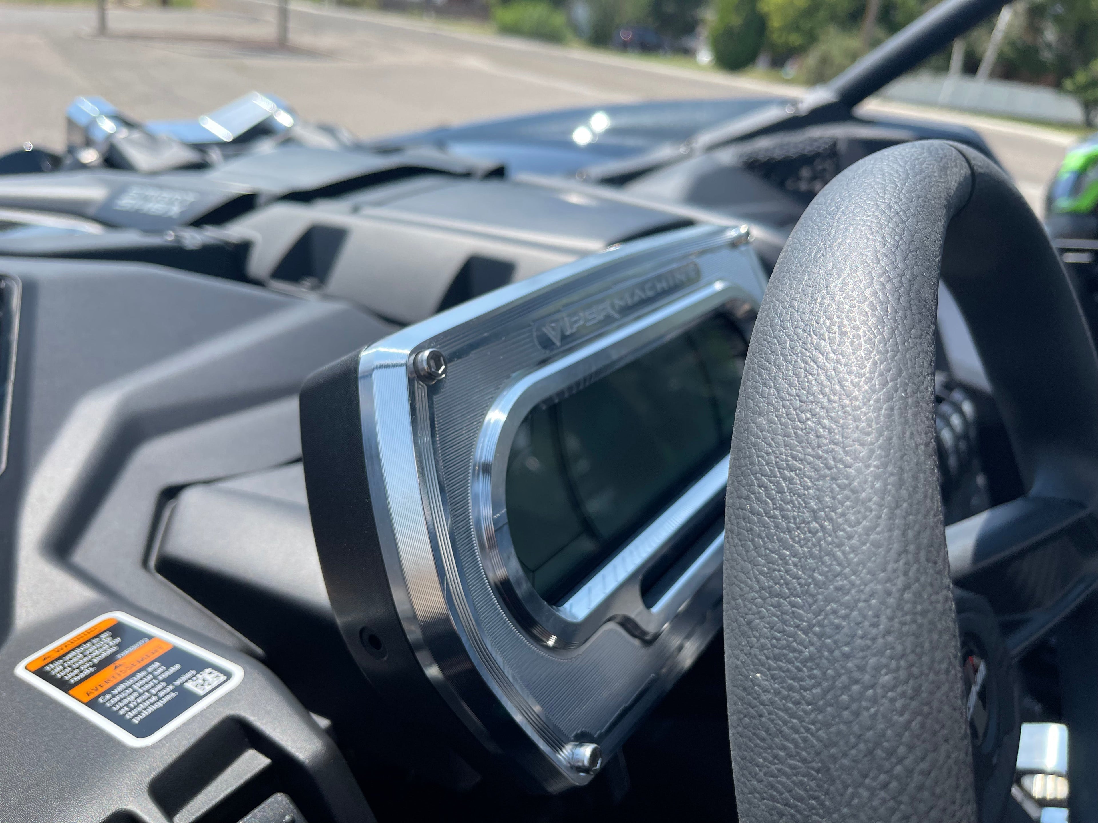 Viper Machine 2021 Can-Am Maverick X3 Billet Gauge Bezel - product view 4