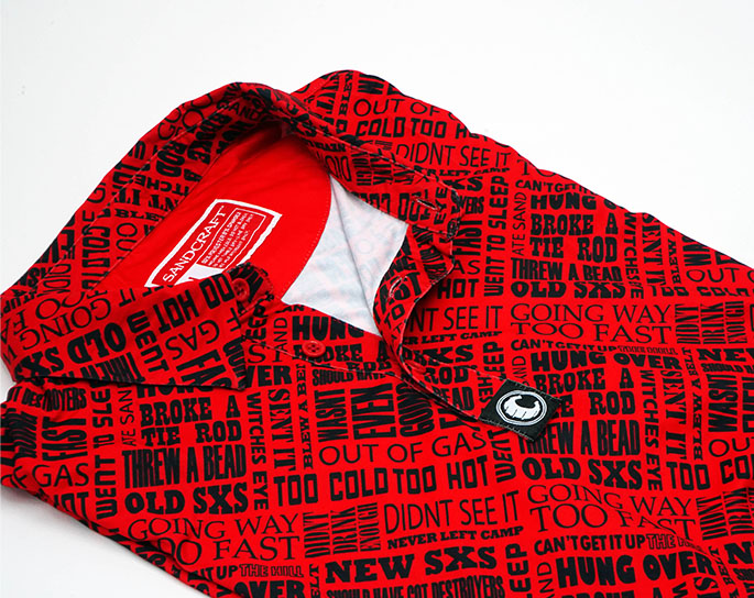 Sandcraft Motorsports Excuses Red Detail V3 w