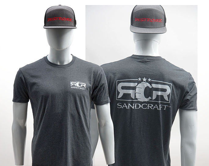 Sandcraft Motorsports RCR LogoOnly Charcoal Dual