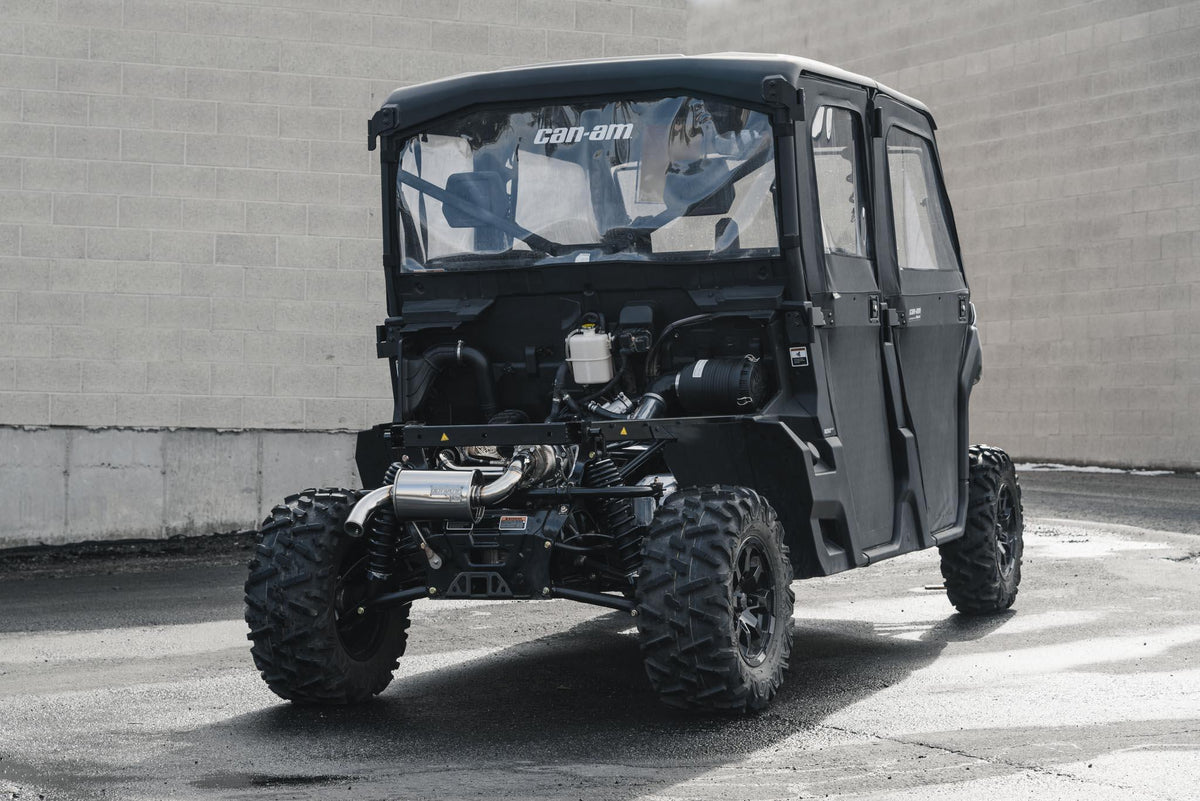 Can-Am Defender with Force Turbos installation