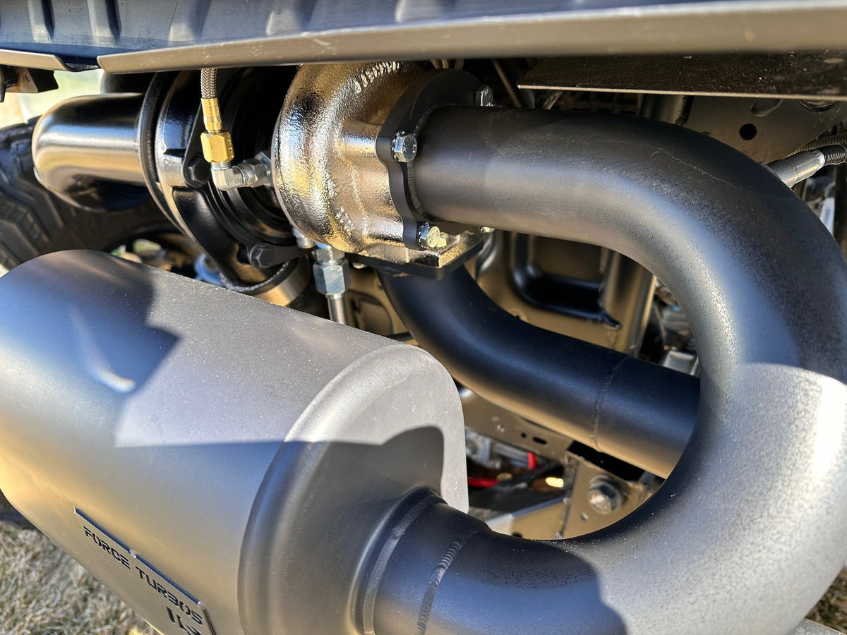 Force Turbos Xpedition turbo and piping installation detail