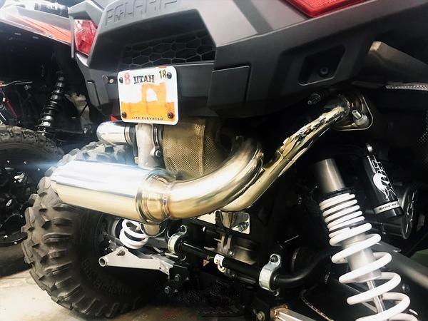 Force Turbos turbo installed on a Polaris RZR Trail
