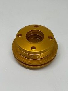 Fox Shock Bearing Housing: [Ø 2.750 Bore, Ø.875 Shaft, 1.450 TLG] Internal Bypass, Top Out Bumper