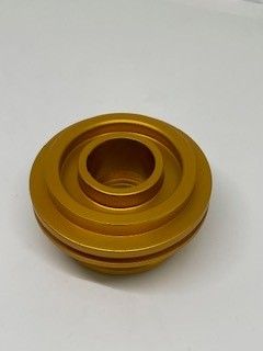 Fox Shock Bearing Housing: [Ø 2.750 Bore, Ø.875 Shaft, 1.450 TLG] Internal Bypass, Top Out Bumper