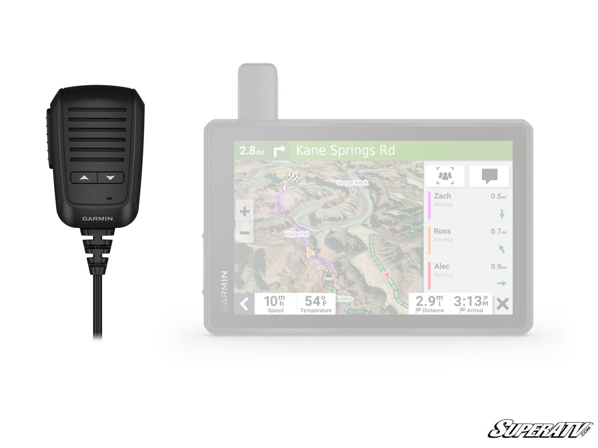 Garmin Tread Group Ride Radio for RZR Pro R and RZR Pro R 4 and RZR Pro S and RZR Pro S 4 and RZR Pro XP and RZR Pro XP 4 and RZR RS1 and RZR S 1000 and RZR S 800 and RZR S 900 and RZR S4 1000 and RZR Trail 900 and RZR Trail S 900 and RZR Trail S 1000 and RZR Turbo R and RZR Turbo R 4 and RZR XP and RZR XP 4 and RZR XP 1000 and RZR XP 4 1000 and RZR XP 4 900 and RZR XP Turbo and RZR XP 4 Turbo and RZR XP Turbo S and RZR XP 4 Turbo S and RZR XP S and RZR XP 900 and RZR 4 800 and RZR 4 900 and RZR 570 and RZR