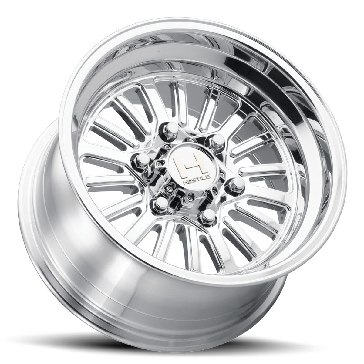 Hostile H127 Titan 6 Lug UTV Wheel - Polished - view 2