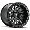 Hostile H133 Glamis five-lug UTV wheel in Asphalt finish