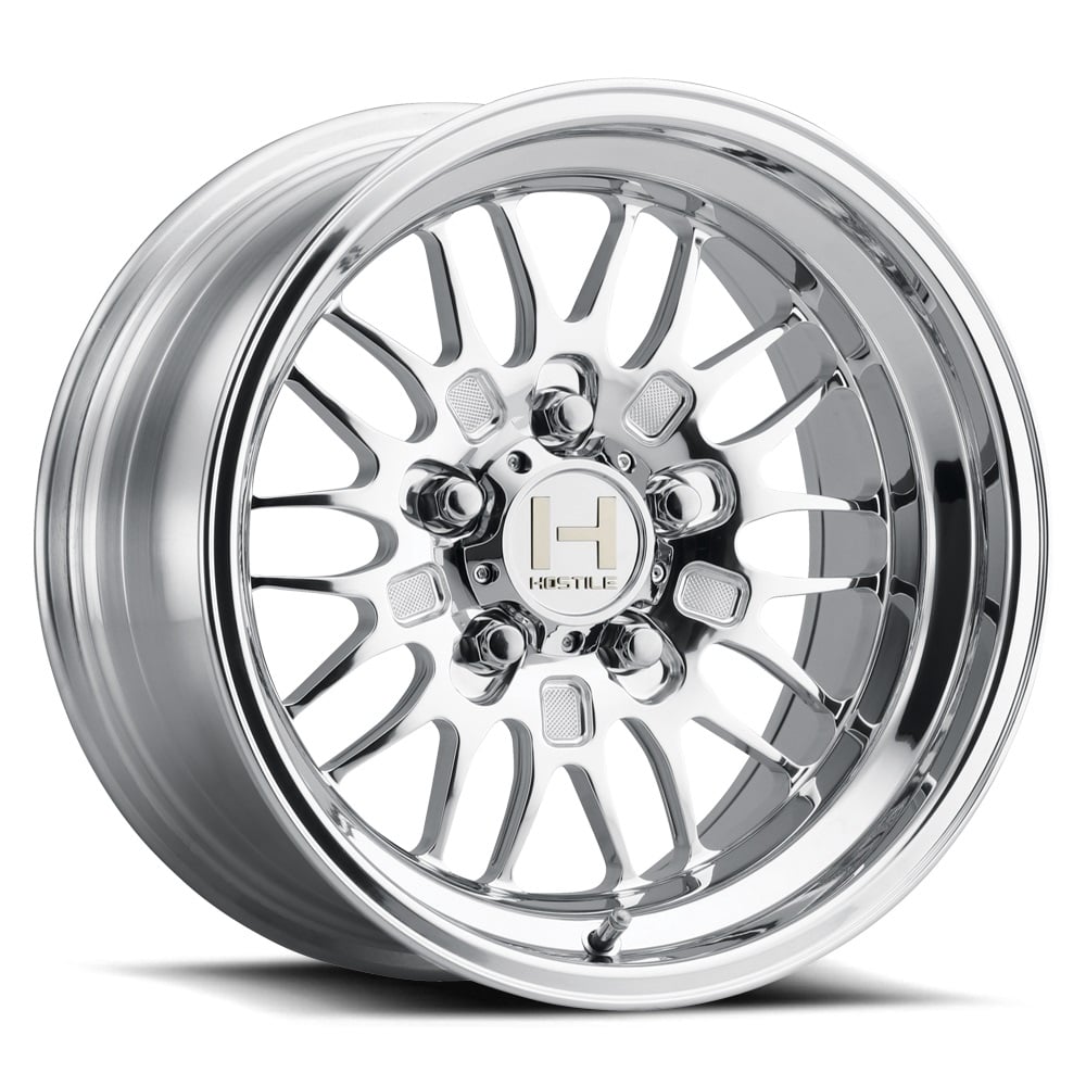 Hostile HF13 Outlaw UTV Wheel - Polished (5 Lug)