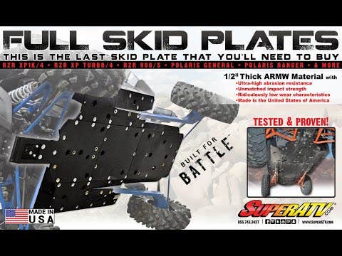Polaris RZR XP 4 1000 Full Skid Plate for RZR XP 4 1000