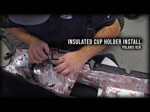 Polaris RZR Cup Holder Insulator for RZR S 1000 and RZR S 900 and RZR XP 1000 and RZR XP 4 1000 and RZR XP Turbo and RZR XP 4 Turbo and RZR XP Turbo S and RZR XP 4 Turbo S and RZR 4 900 and RZR 900