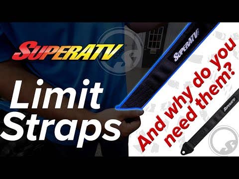 SuperATV Limit Straps for RZR S 1000 and RZR S 800 and RZR S 900 and RZR XP 1000 and RZR XP 4 1000 and RZR XP 4 900 and RZR XP Turbo and RZR XP 4 Turbo and RZR XP 900 and RZR 4 800 and RZR 4 900 and RZR 800 and RZR 900 and Maverick X3 and Commander