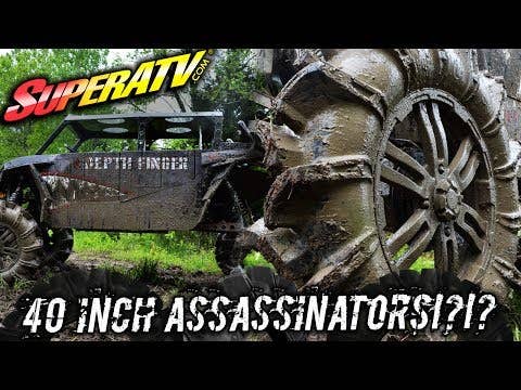 SuperATV Assassinator® UTV / ATV Mud Tires for RZR Pro R and RZR Pro R 4 and RZR Pro S and RZR Pro S 4 and RZR Pro XP and RZR Pro XP 4 and RZR RS1 and RZR S 1000 and RZR S 800 and RZR S 900 and RZR S4 1000 and RZR Trail 900 and RZR Trail S 900 and RZR Trail S 1000 and RZR Turbo R and RZR Turbo R 4 and RZR XP and RZR XP 4 and RZR XP 1000 and RZR XP 4 1000 and RZR XP 4 900 and RZR XP Turbo and RZR XP 4 Turbo and RZR XP Turbo S and RZR XP 4 Turbo S and RZR XP S and RZR XP 900 and RZR 4 800 and RZR 4 900 and RZ